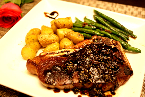 Black Magic Beefsteaks With Balsamic Dried Plum Sauce Black Magic Beefsteaks With Balsamic Dried Plum Sauce picture
