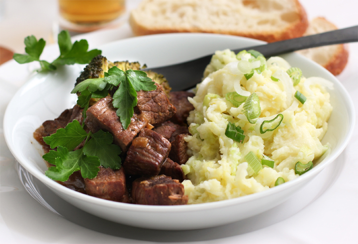 Beef with Colcannon Beef with Colcannon picture