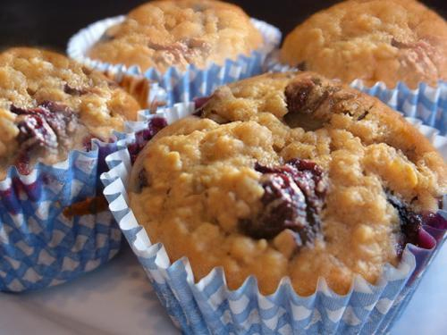 Berry Oat Bran Muffins Berry Oat Bran Muffins picture