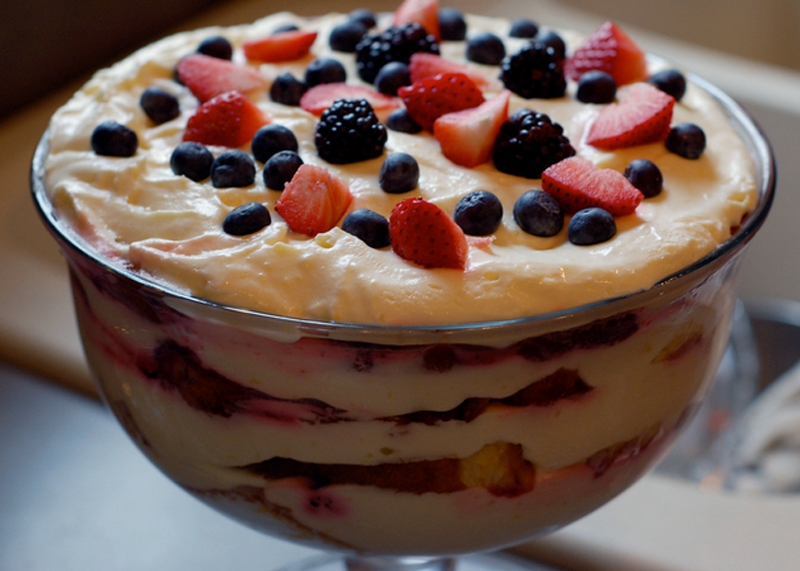 Angel Berry Trifle Angel Berry Trifle picture