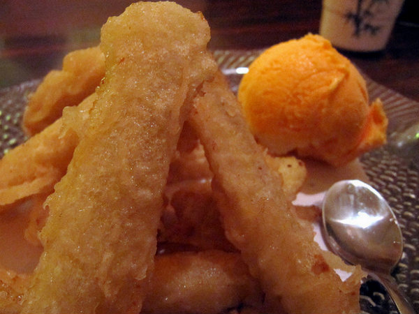 Crispy Batter Fried Bananas Crispy Batter Fried Bananas picture