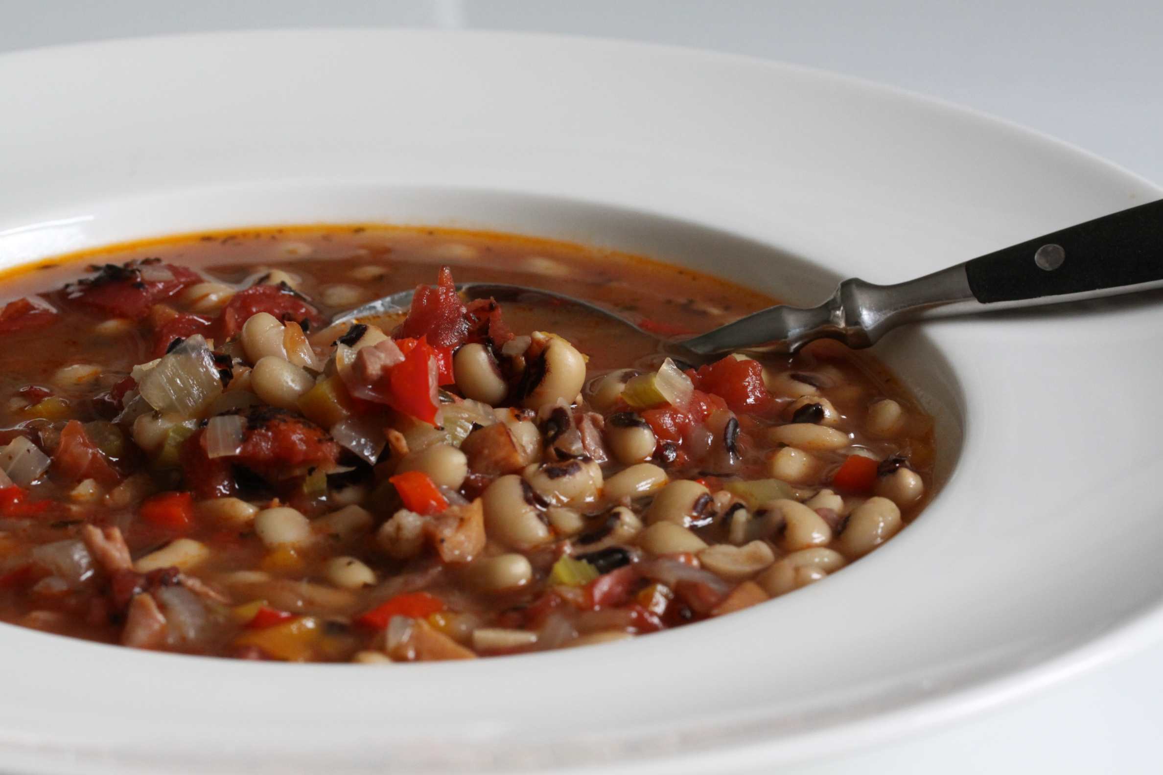 Savory Black-Eyed Peas with Bacon Savory Black-Eyed Peas with Bacon picture