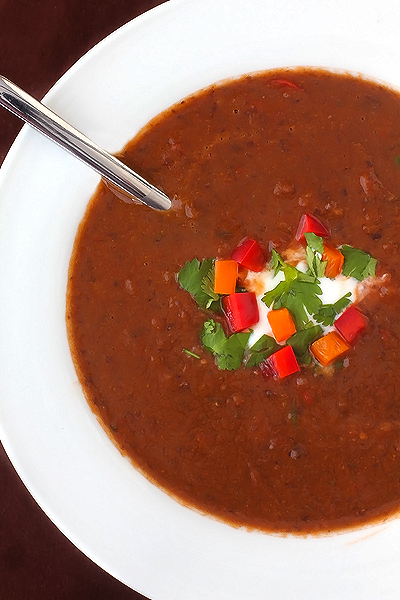 Black Bean Soup Black Bean Soup picture