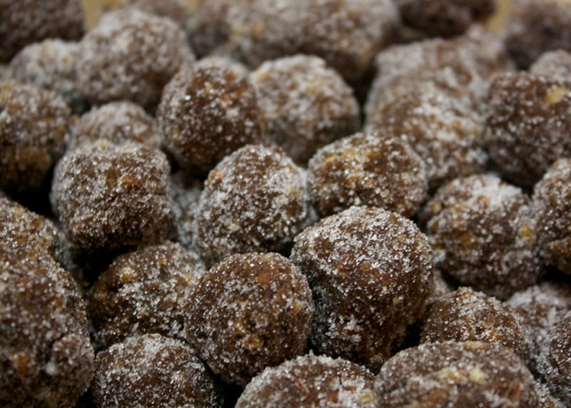 Milk Chocolate Bourbon Balls Milk Chocolate Bourbon Balls picture
