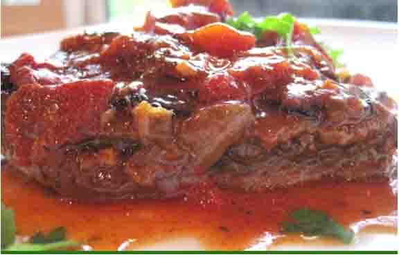 BRAISED CHUCK STEAK WITH VEGETABLES BRAISED CHUCK STEAK WITH VEGETABLES picture