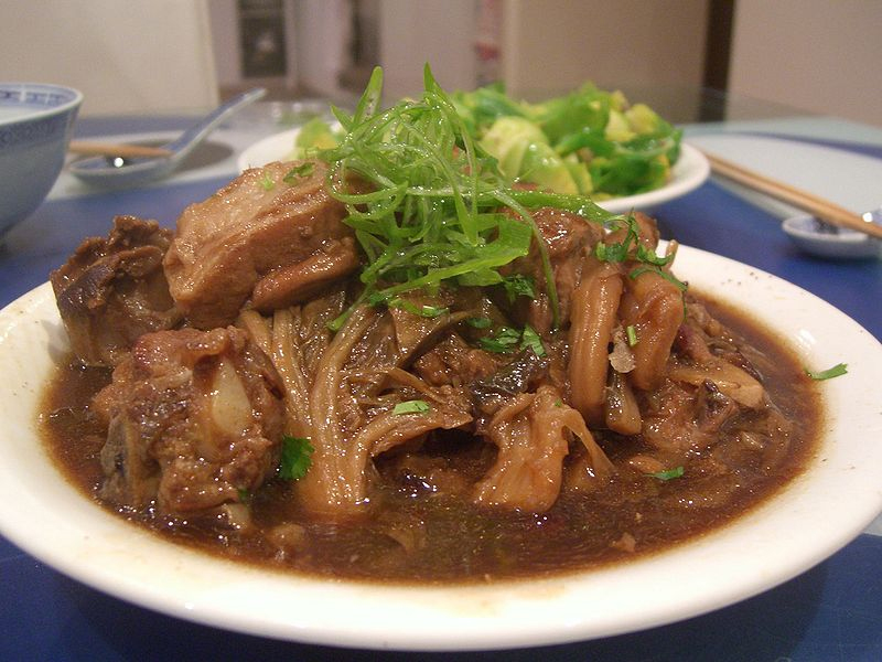 Braised Pork With Chinese Mustard Greens Braised Pork With Chinese Mustard Greens picture