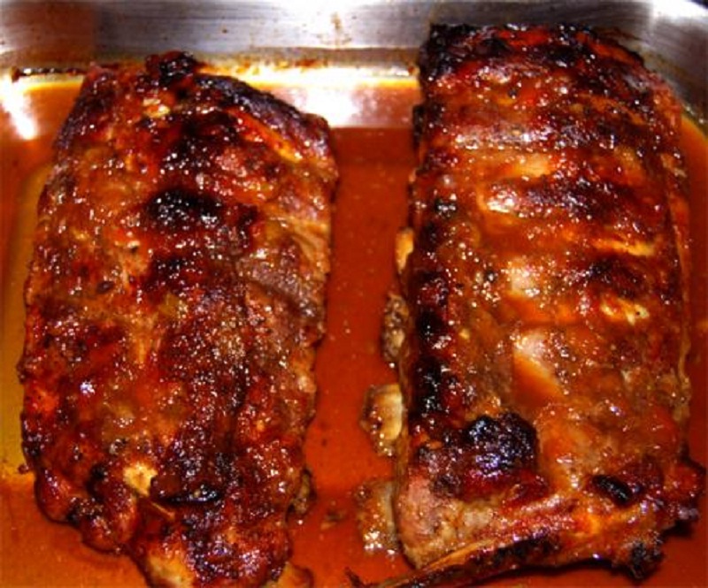 Braised Spareribs With Corn Stuffing Braised Spareribs With Corn Stuffing picture