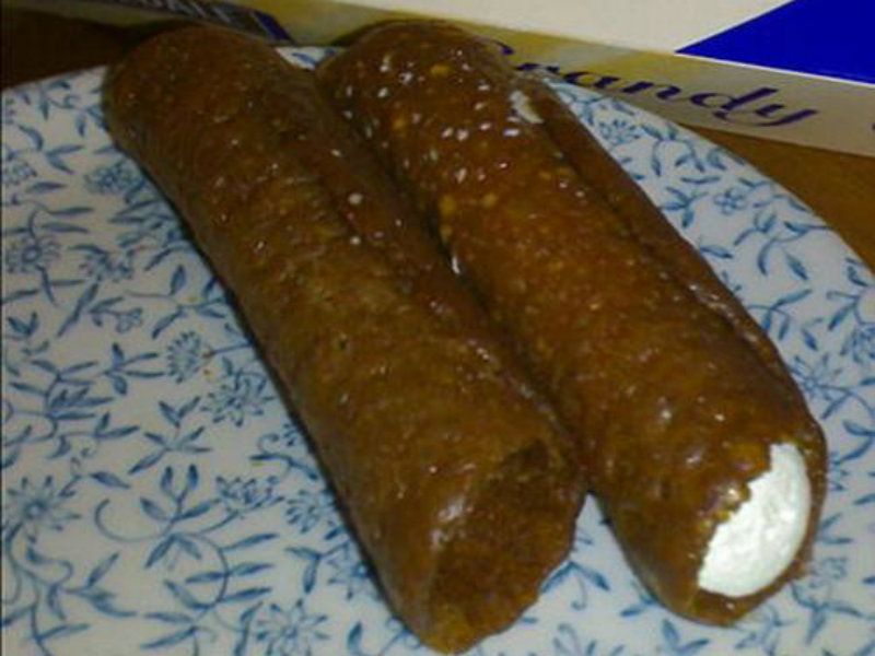 Brandy Snaps Filled with Syllabub Brandy Snaps Filled with Syllabub picture