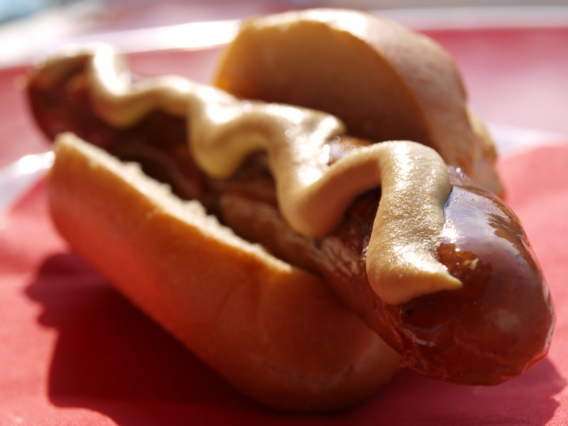 Bratwurst With Beer Mustard Bratwurst With Beer Mustard picture