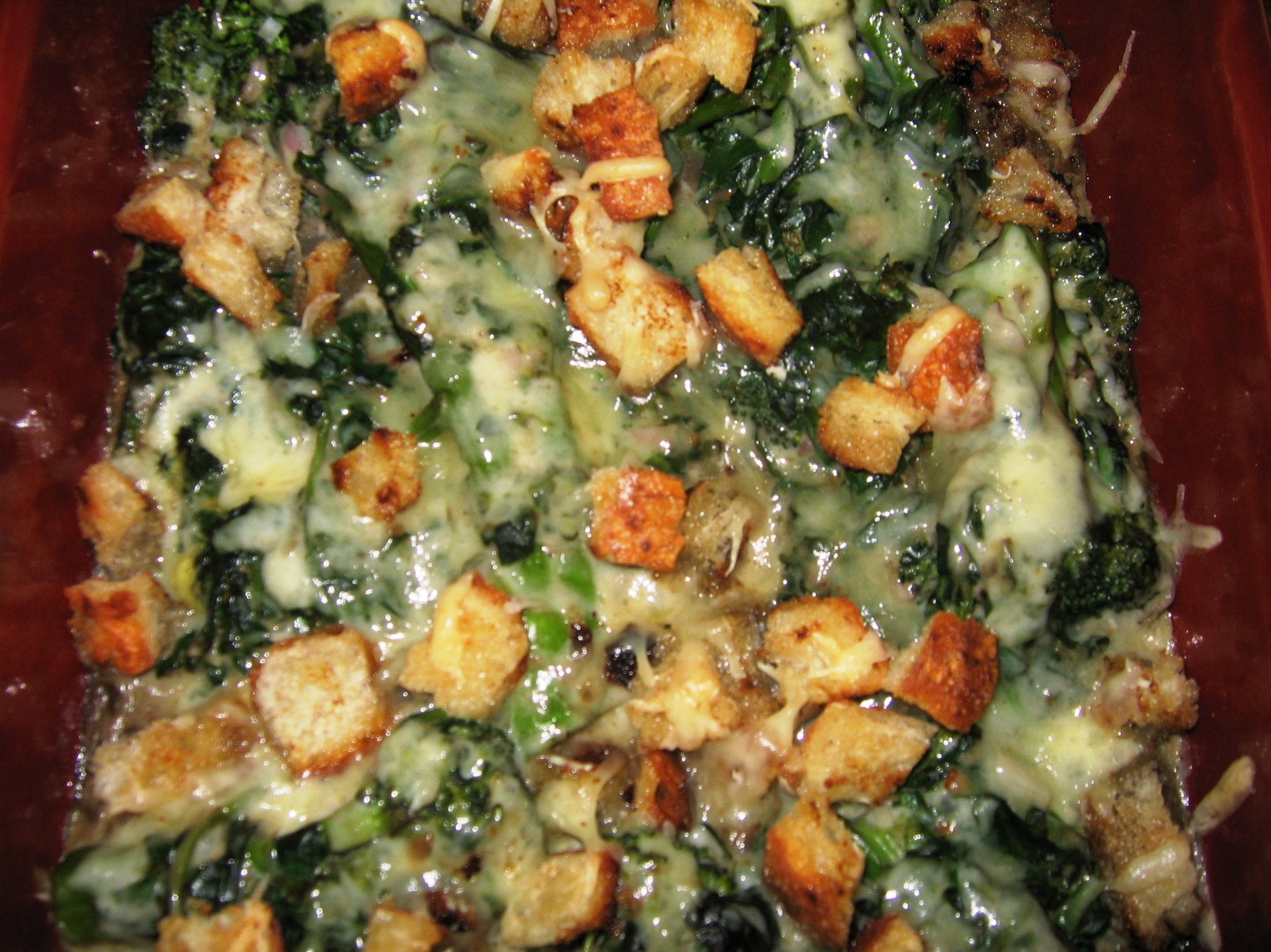 Broccoli-Spinach Casserole Broccoli-Spinach Casserole picture