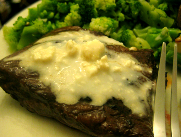 Tyson Beef Tenderloin Steaks With Blue Cheese Topping Tyson Beef Tenderloin Steaks With Blue Cheese Topping picture