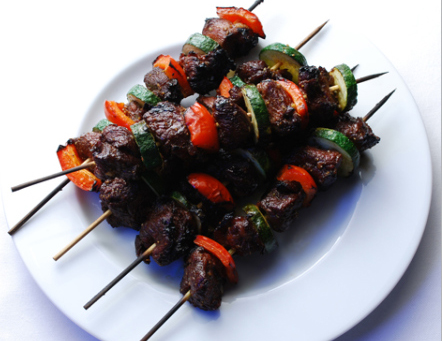 Broiled Liver Kebabs Broiled Liver Kebabs picture