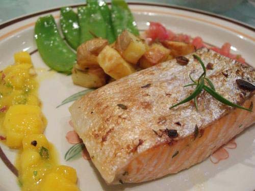 Broiled Salmon Special Broiled Salmon Special picture