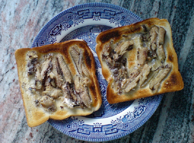 Broiled Sardines on Toast Broiled Sardines on Toast picture