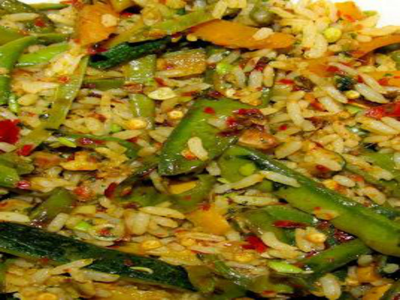 Vegetable Fried Brown Rice Vegetable Fried Brown Rice picture