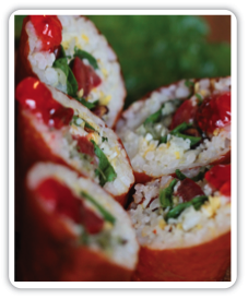 The Farm Brown Rice Roll with Citrus Soy Sauce The Farm Brown Rice Roll with Citrus Soy Sauce picture