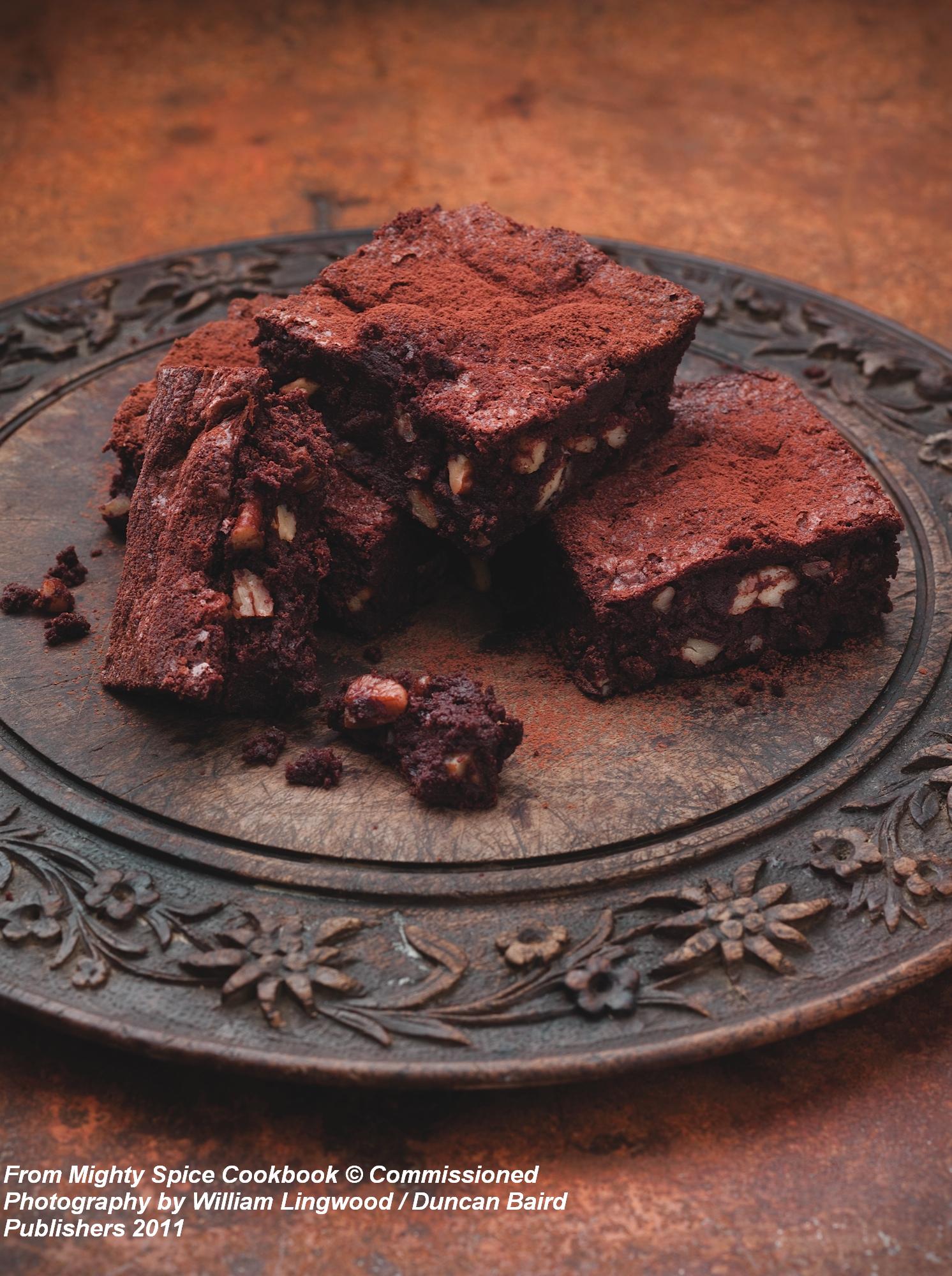 Dark Chocolate, Clove and Cinnamon Brownies Dark Chocolate, Clove and Cinnamon Brownies picture