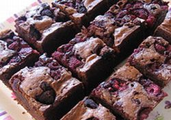 Sour Cream Raspberry Brownies Sour Cream Raspberry Brownies picture