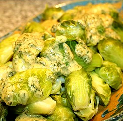 Brussel Sprouts in Cheese Sauce Brussel Sprouts in Cheese Sauce picture