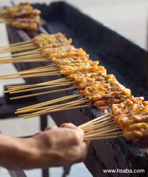 chicken satay with chunky peanut sauce chicken satay with chunky peanut sauce picture