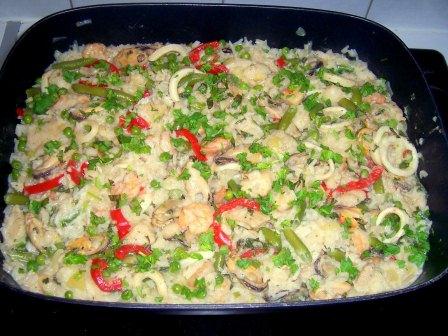 Seafood Casserole With Chicken Bouillon Seafood Casserole With Chicken Bouillon picture