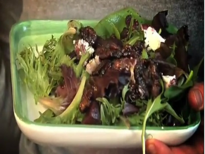 Candied Walnuts with Herb Salad Mix Candied Walnuts with Herb Salad Mix picture