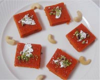Carrot Burfi Carrot Burfi picture