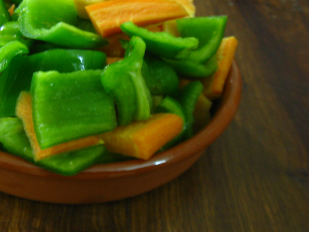 Carrot and Green Pepper Salad Carrot and Green Pepper Salad picture