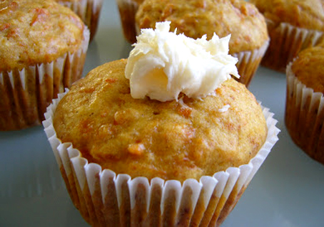 Carrot Muffins With Walnut Cream Centers Carrot Muffins With Walnut Cream Centers picture