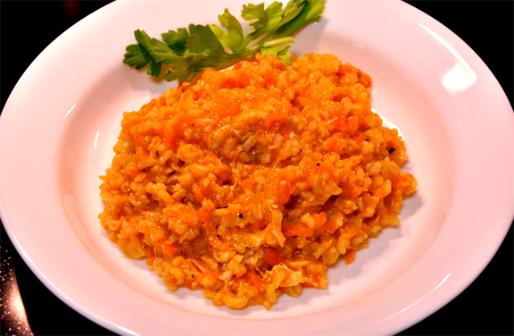 Onion Brown Rice With Carrots Onion Brown Rice With Carrots picture