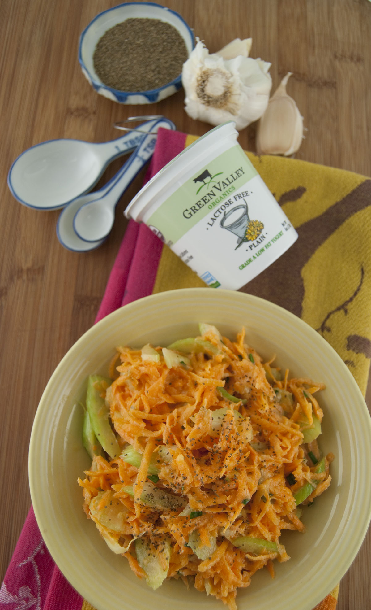 Carrot and Celery Slaw with Yogurt Dressing Carrot and Celery Slaw with Yogurt Dressing picture