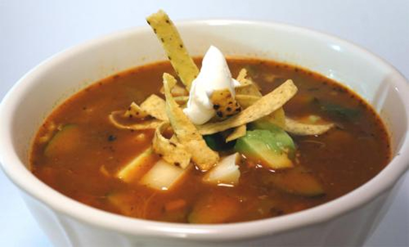 Dry Soup Of Tortillas With Tomatoes And Cheese Dry Soup Of Tortillas With Tomatoes And Cheese picture