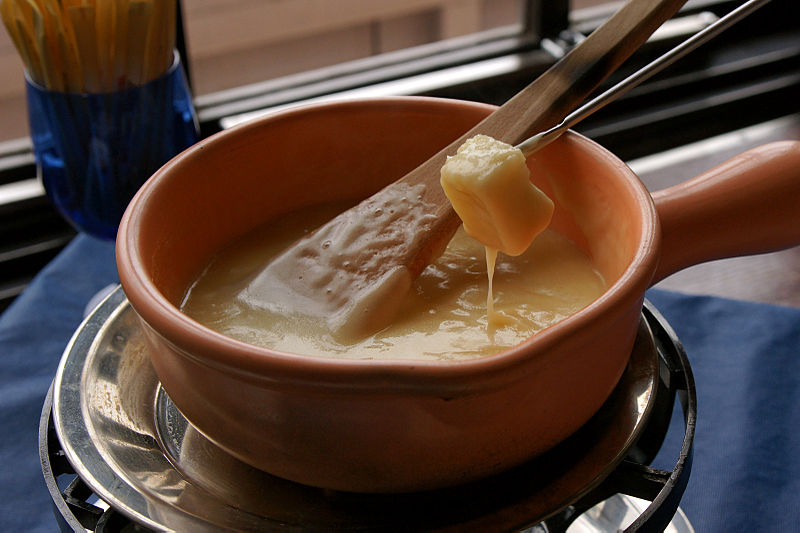Swiss Cheese Fondue With Nutmeg Swiss Cheese Fondue With Nutmeg picture