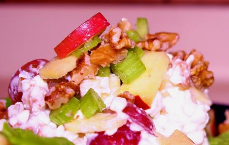 Cheesy Waldorf Salad Cheesy Waldorf Salad picture