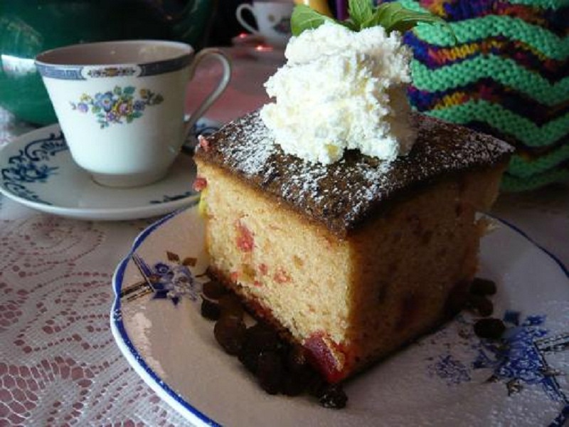 Cherry Coffee Cake Cherry Coffee Cake picture