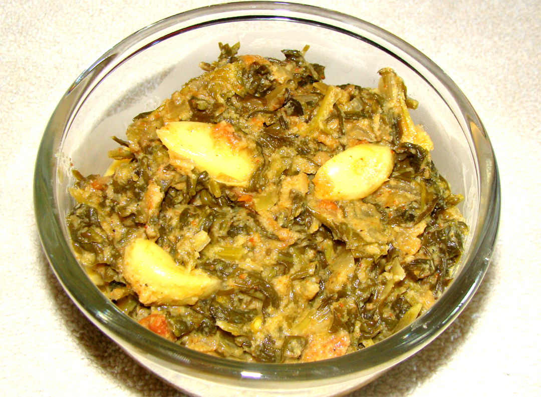 Chettinad Spinach Curry Chettinad Spinach Curry picture