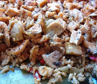 Chicken Rice Casserole with Mushroom Chicken Rice Casserole with Mushroom picture