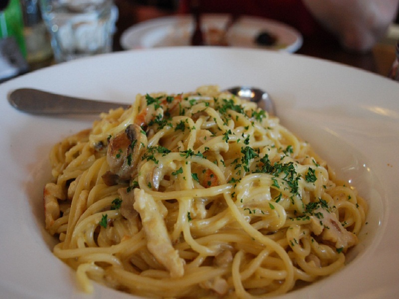 Chicken And Pasta In Cream Sauce Chicken And Pasta In Cream Sauce picture