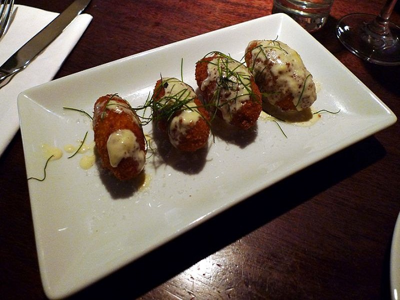 Chicken Croquettes with Sauce Chicken Croquettes with Sauce picture