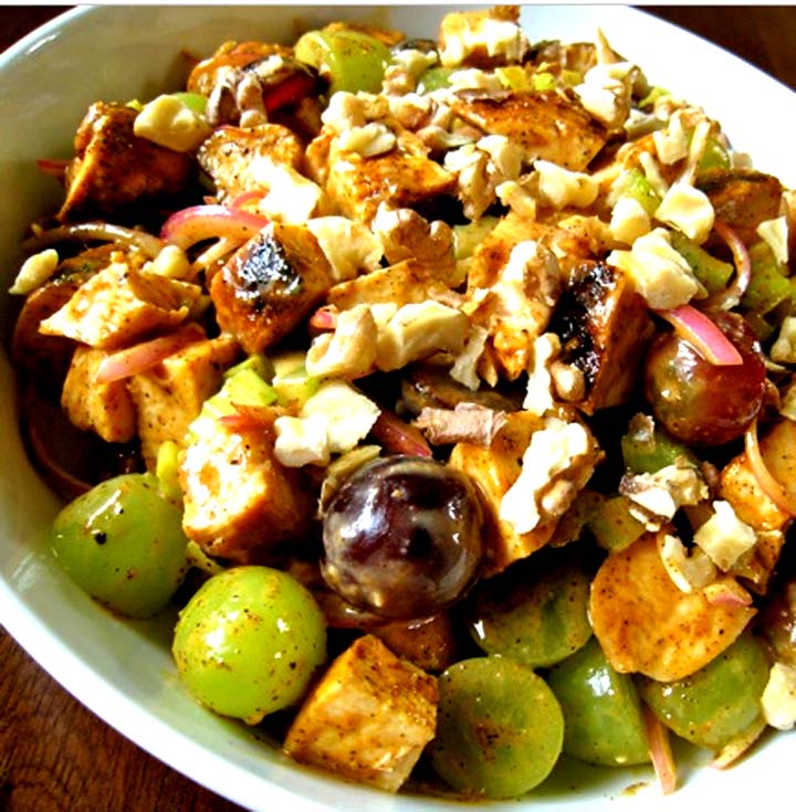 Fruited Chicken Salad With Raspberry Vinaigrette Fruited Chicken Salad With Raspberry Vinaigrette picture