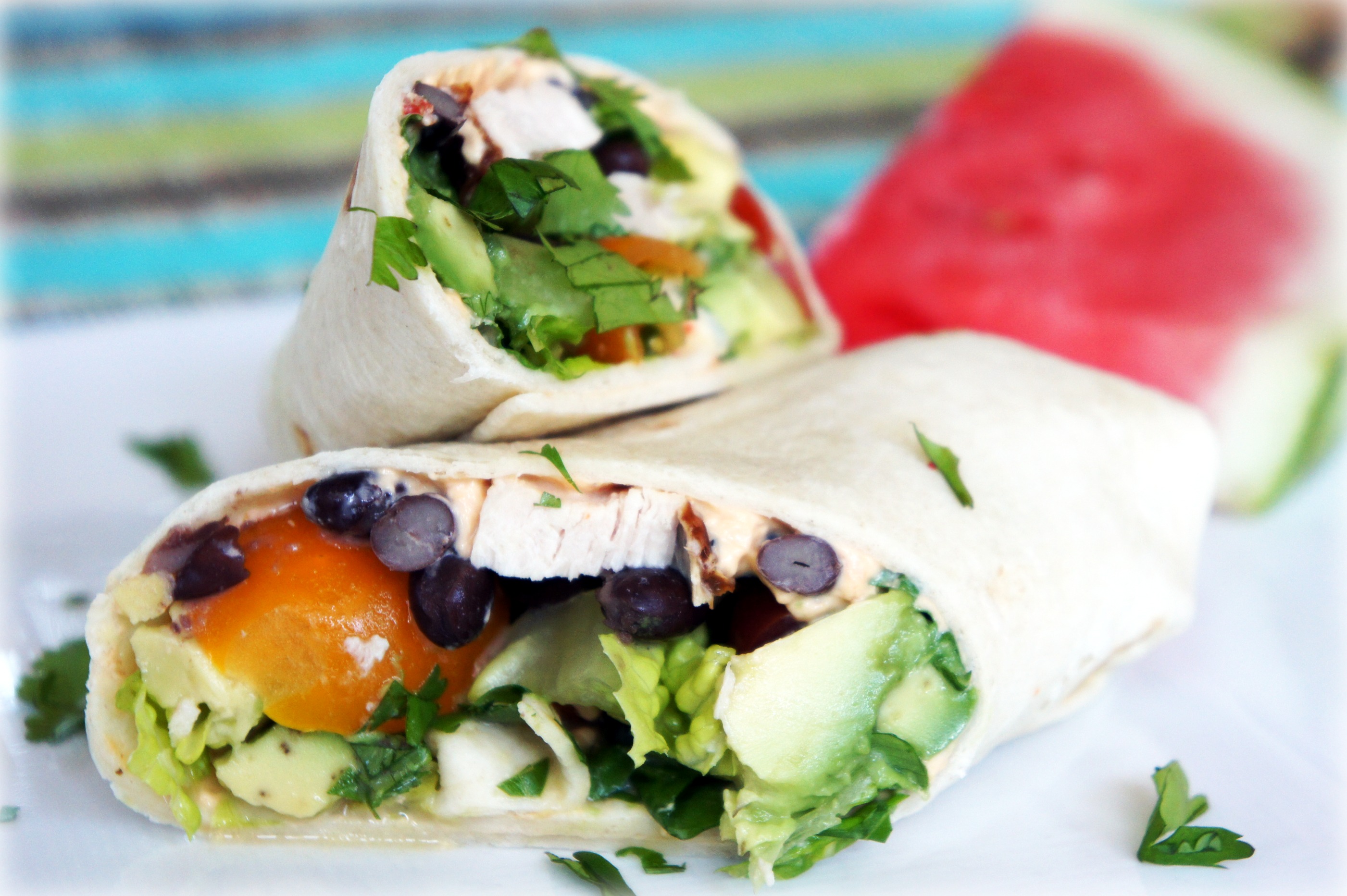 Santa Fe Chicken Wrap Santa Fe Chicken Wrap picture