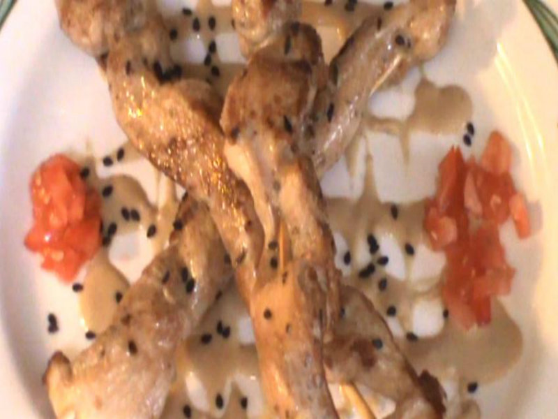 Chicken Satay Singapore Style Chicken Satay Singapore Style picture