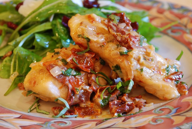 Chicken with Sun-Dried Tomato Sauce Chicken with Sun-Dried Tomato Sauce picture