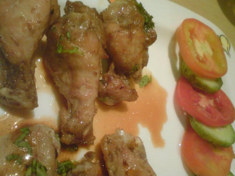 Ginger Honey Chicken Wings Ginger Honey Chicken Wings picture