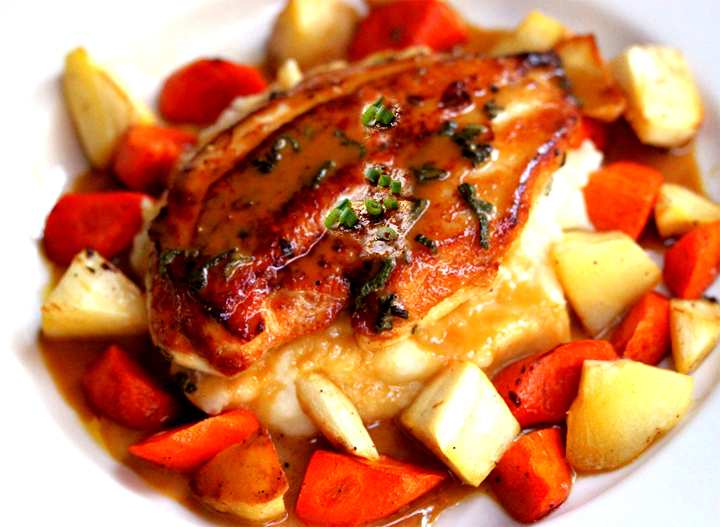 Japanese Chicken, Carrots, And Parsnips Japanese Chicken, Carrots, And Parsnips picture
