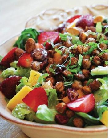 Chickpea Strawberry Mango Salad Chickpea Strawberry Mango Salad picture
