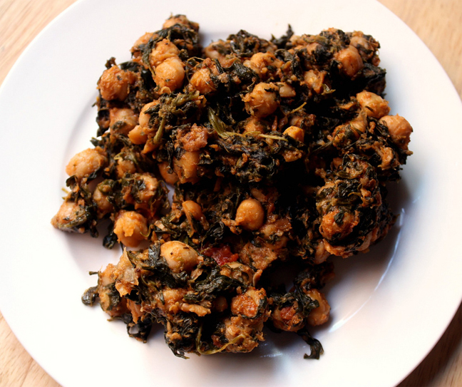 Chickpeas With Spinach Chickpeas With Spinach picture