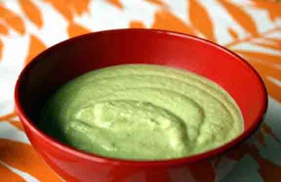Chilled Cream Of Avocado Soup Chilled Cream Of Avocado Soup picture