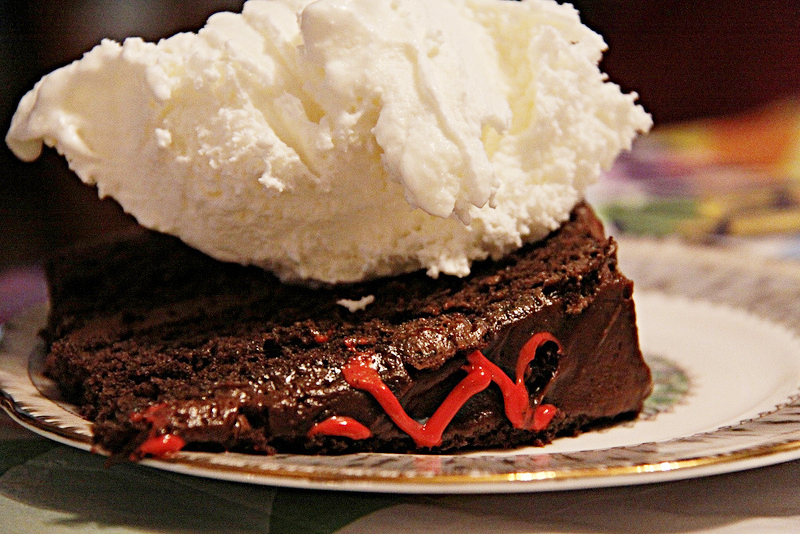 Almond Chocolate Cake Almond Chocolate Cake picture