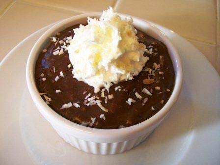 Chocolate Chestnut Pudding Chocolate Chestnut Pudding picture
